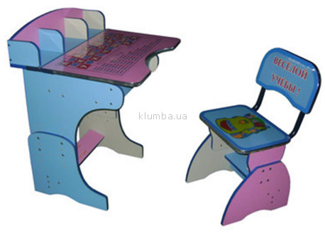 Детская игрушка Baby Tilly Парта+стул  Веселой учебы  (E2876)
