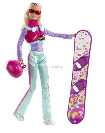 Детская игрушка Barbie Барби Сноубордистка