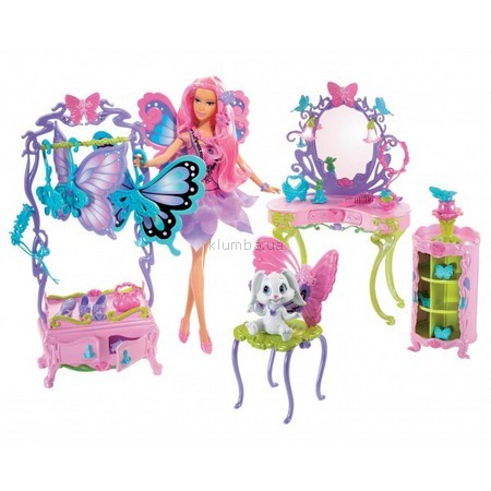 Детская игрушка Barbie Уголок для создания макияжа Марипоза