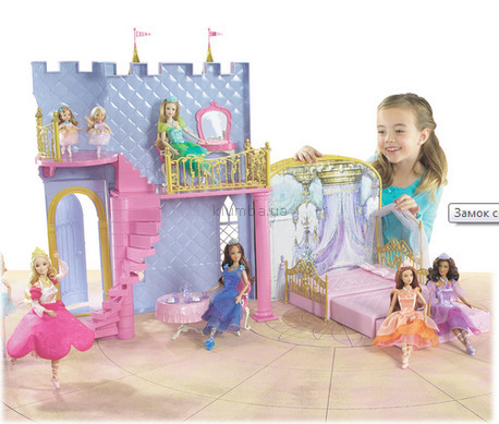 Детская игрушка Barbie Замок, 12 танцующих принцесс
