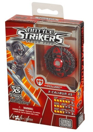 Детская игрушка Battle Strikers Магниты страйкер X-Calibur волчок