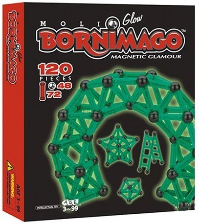 Детская игрушка Bornimago Магнитный конструктор (120 деталей)