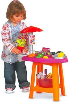 Детская игрушка Ecoiffier (Smoby) Овощной киоск с сумкой и аксессуарами