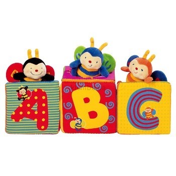 Детская игрушка K's Kids Тоннель с кубиками и пчелками