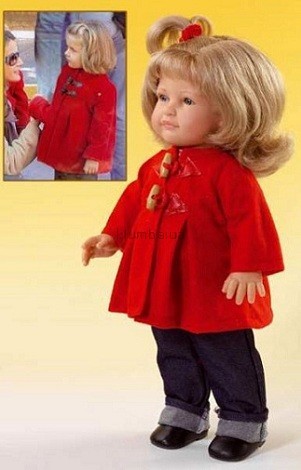 Детская игрушка Paola Reina Принцесса Леонора в красном пальто