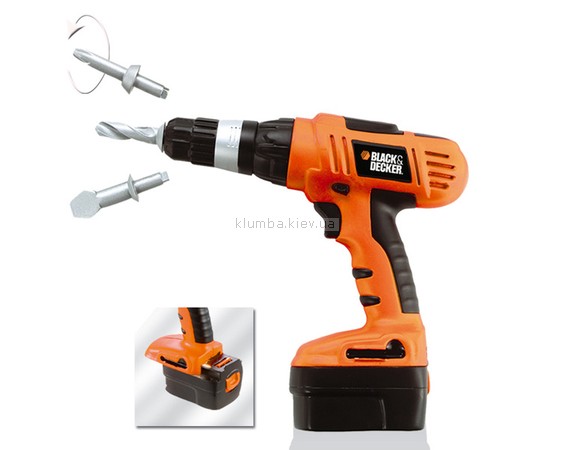 Детская игрушка Smoby Дрель Black & Decker со звуком