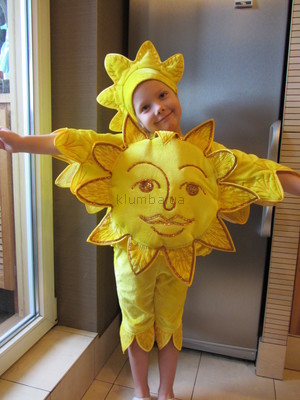 Карнавальный костюм Солнышко (шорты), рост 104-116 см