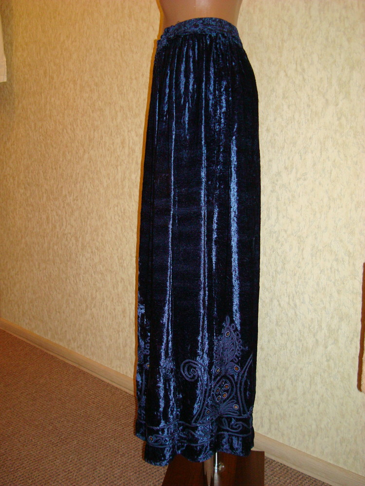Длинные бархатные юбки