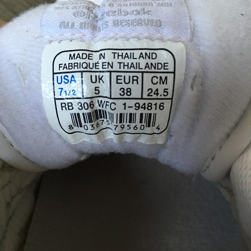 reebok made in thailand