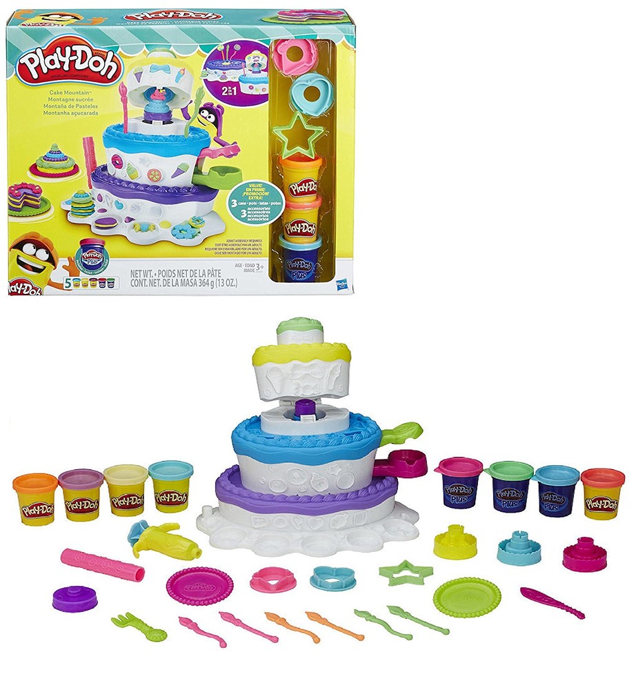 Набор для лепки hasbro play-doh праздничный торт a7401