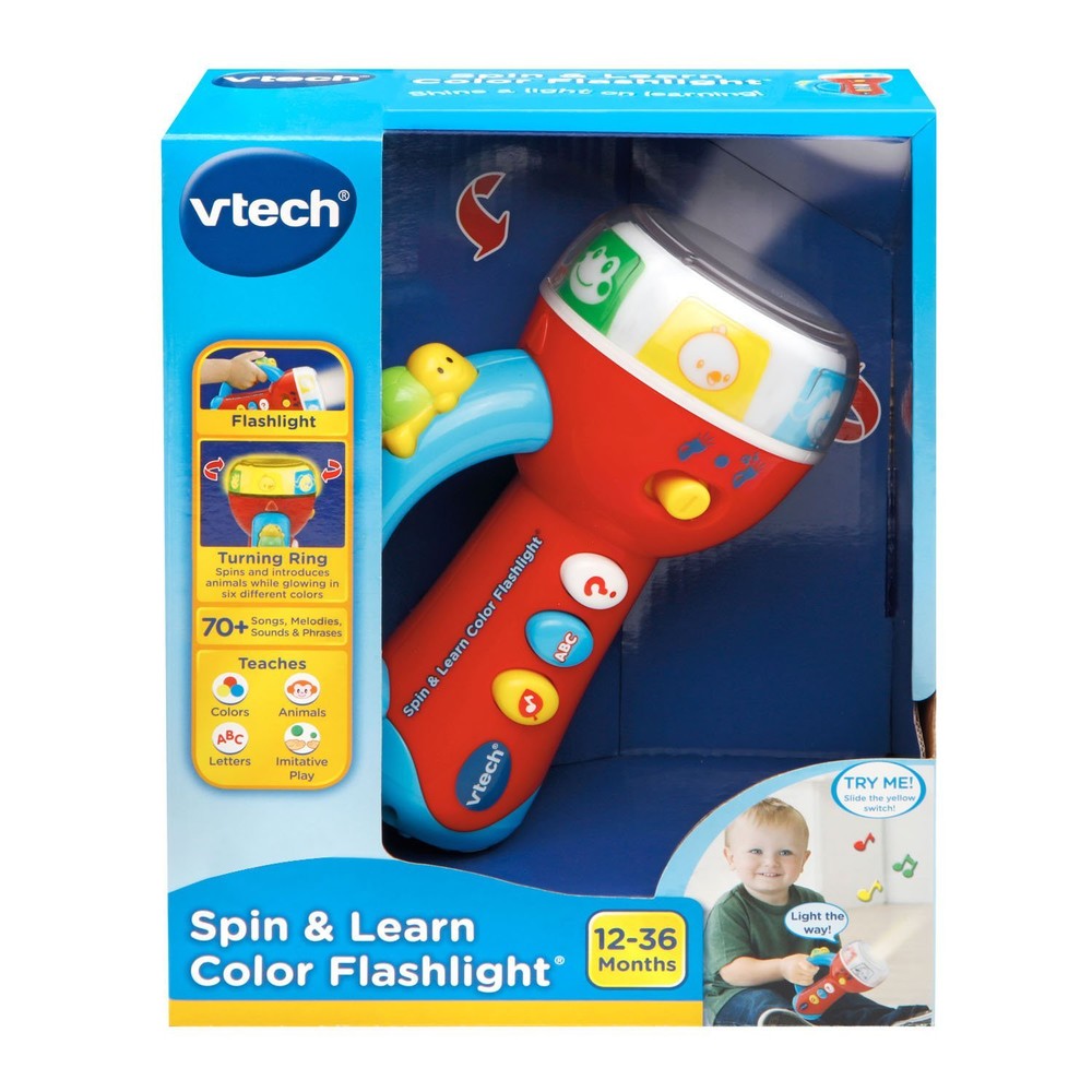 Vtech spin sale and learn flashlight