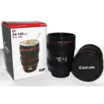 Чашка в форме объектива caniam (canon) ef 24-105 фото №1