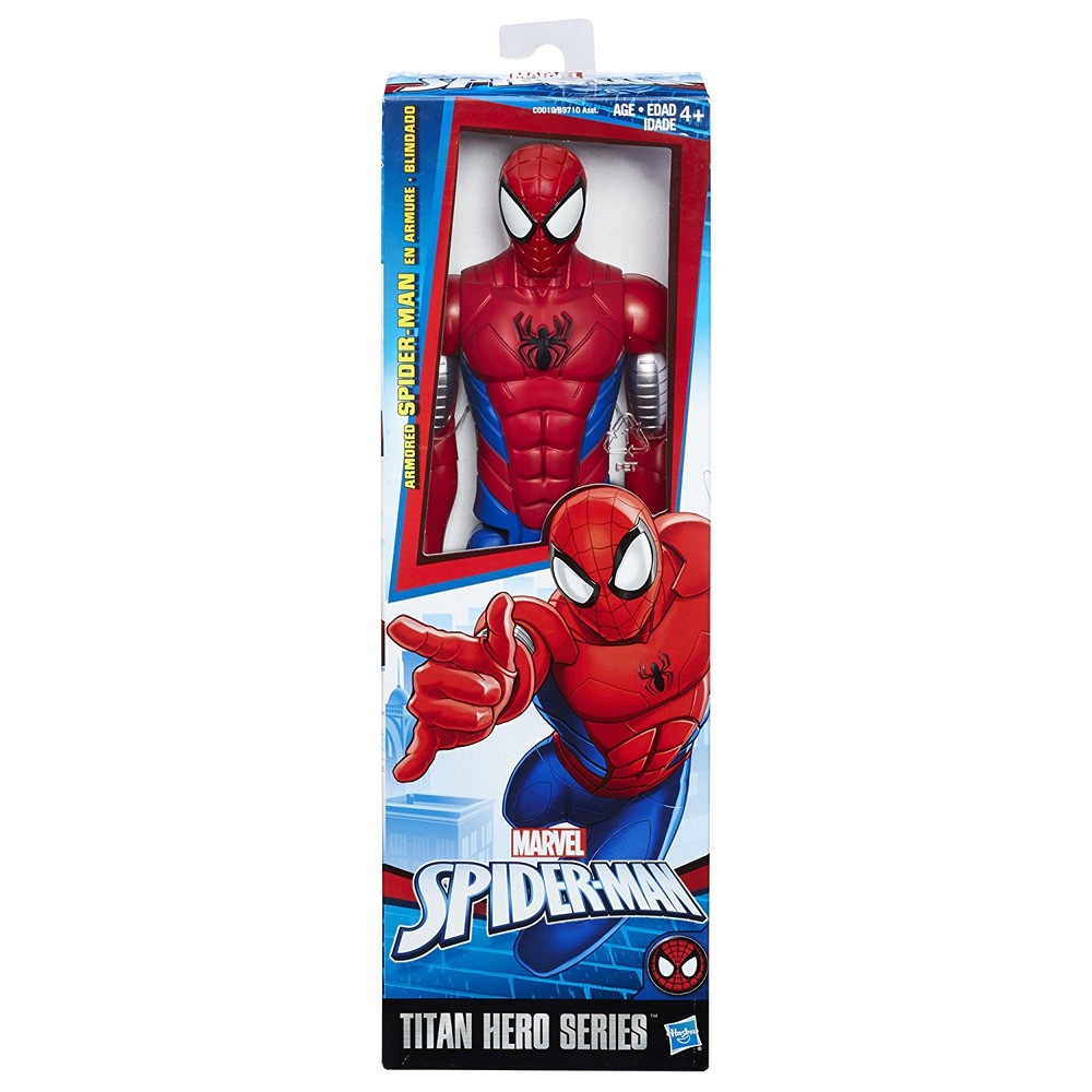 Spider-man titan hero series armored человек паук спайдер-мен бронированный 30см фото №1