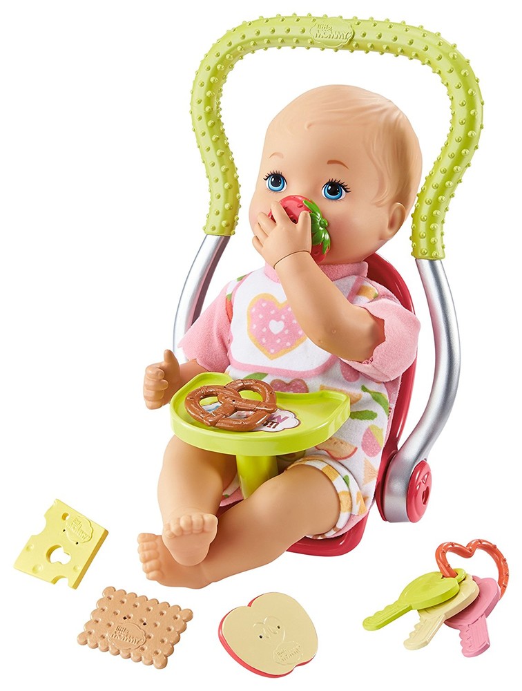 Fisher price little mommy кукла пупс счастливый перекус happy snacktime baby doll фото №1