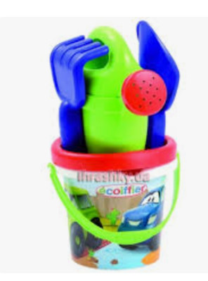 Распродажа - Набор для игры с песком Веселое путешествие 4 аксес. от Ecoiffier Франция ведро лейка