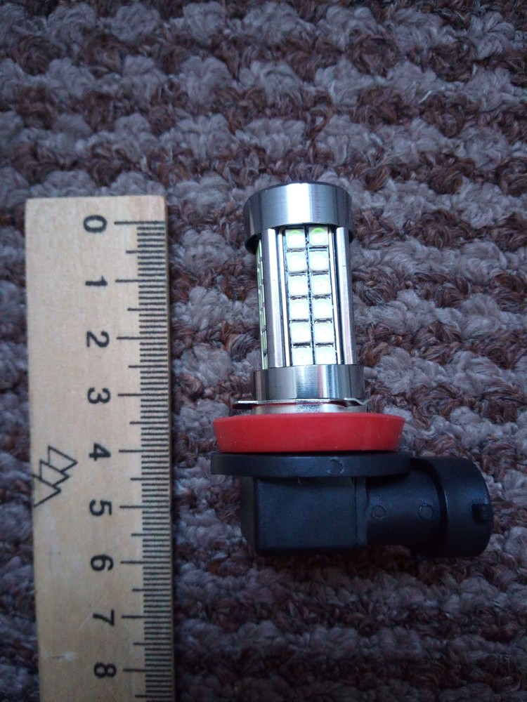 Светодиодная led лампа h9 для противотуманных фар фото №1