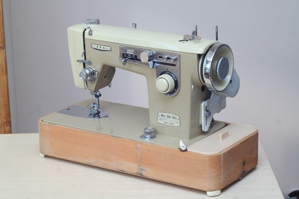Roloff DeLuxe Zig Zag Nähmaschine Sewing machine Швейная машина test 