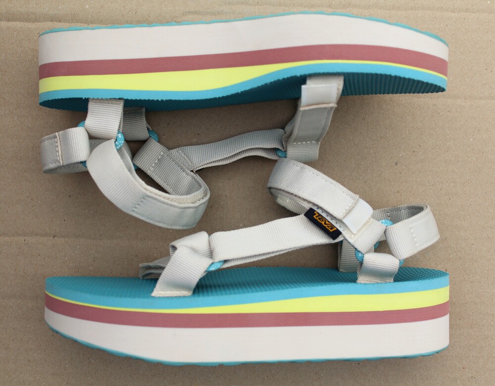 Сандалі на платформі teva flatform 1013653 pastel оригінал нові розмір 41 см 26.5 фото №1