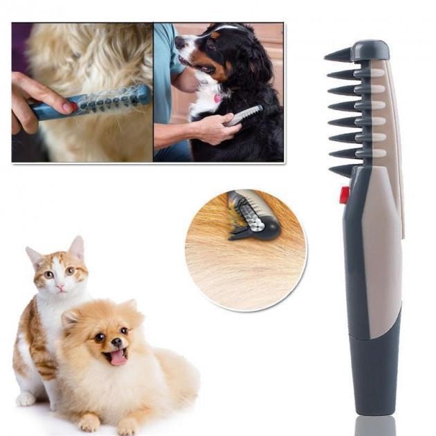 Расческа для шерсти кnot out electric pet grooming comb wn-34 фото №1