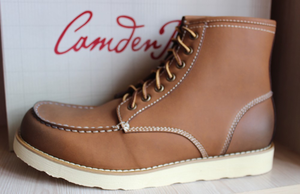 camden rock men's riggins casual work boot