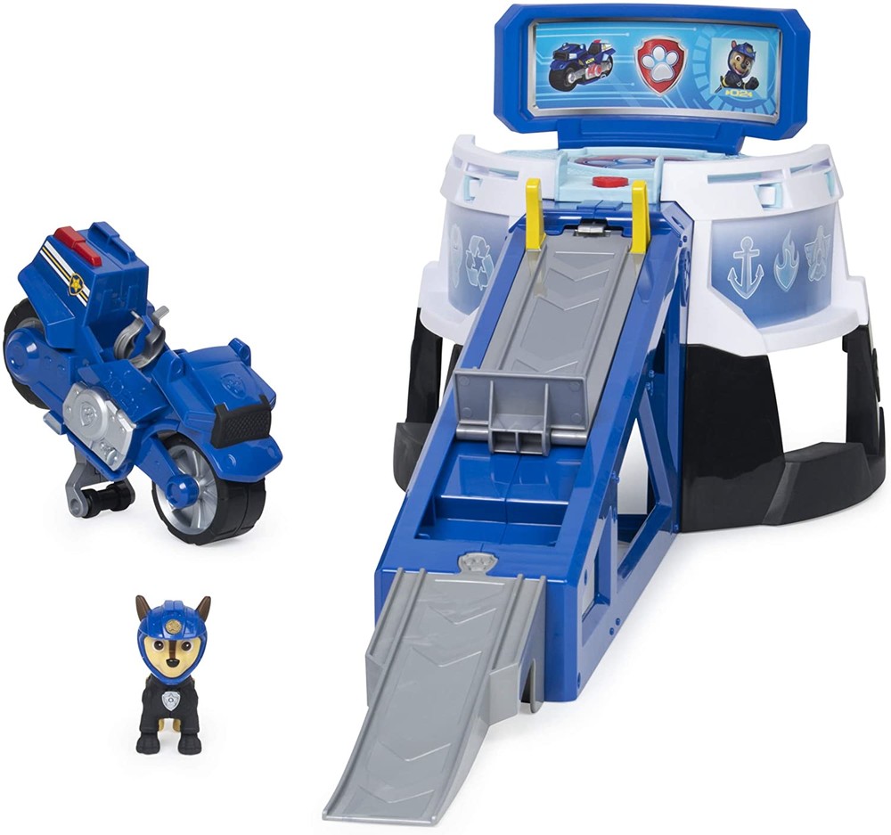 Paw patrol щенячий патруль мото щенки башня-штаб мото трек чейз 6060233 moto pups moto hq playset фото №1