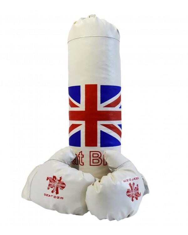 Боксерський набір "британія " середній ( висота 45 см, діаметр 15 см) фото №1