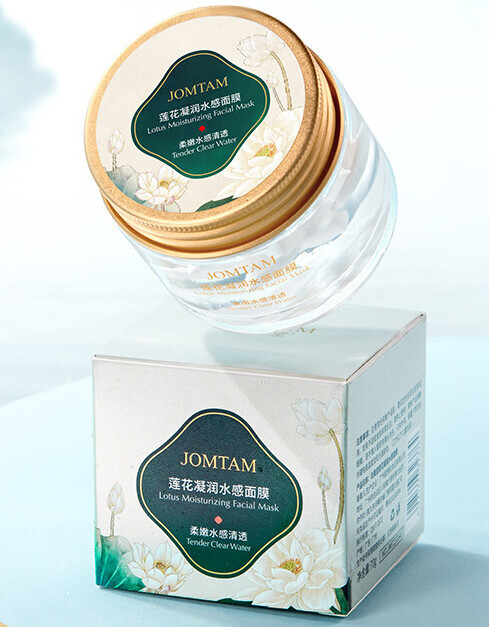 Увлажняющий маска с экстрактом лотоса и алоэ алое 70г jomtam bright lotus фото №1