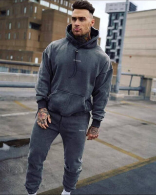 Спортивний теплий костюм nvsolo графіт