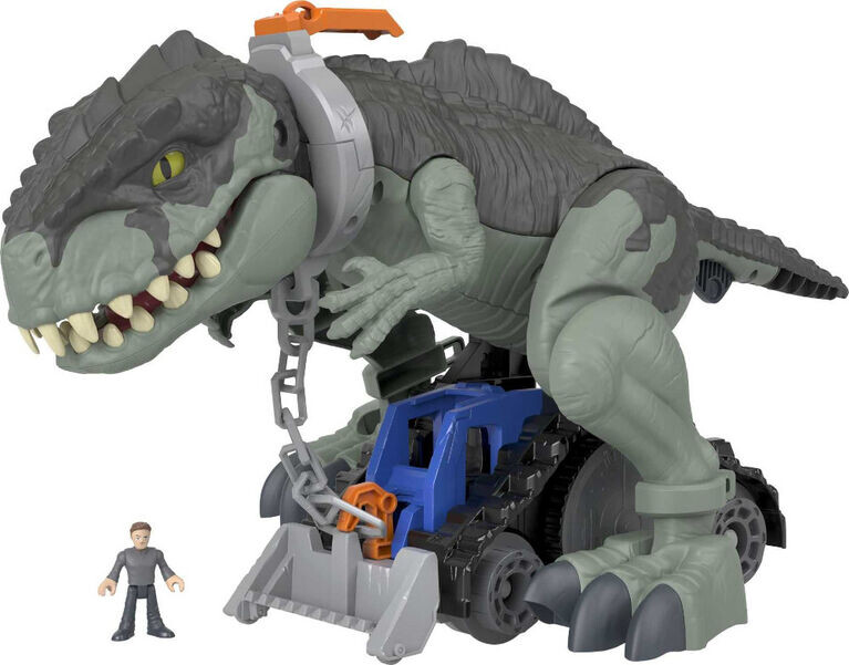 Fisher-price мега динозавр gwt22 imaginext jurassic world dominion mega stomp rumble giga dinosaur фото №1