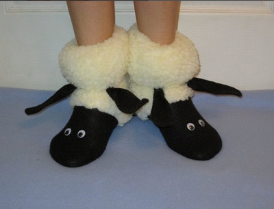 Чуни-сапожки з овчини Овечки