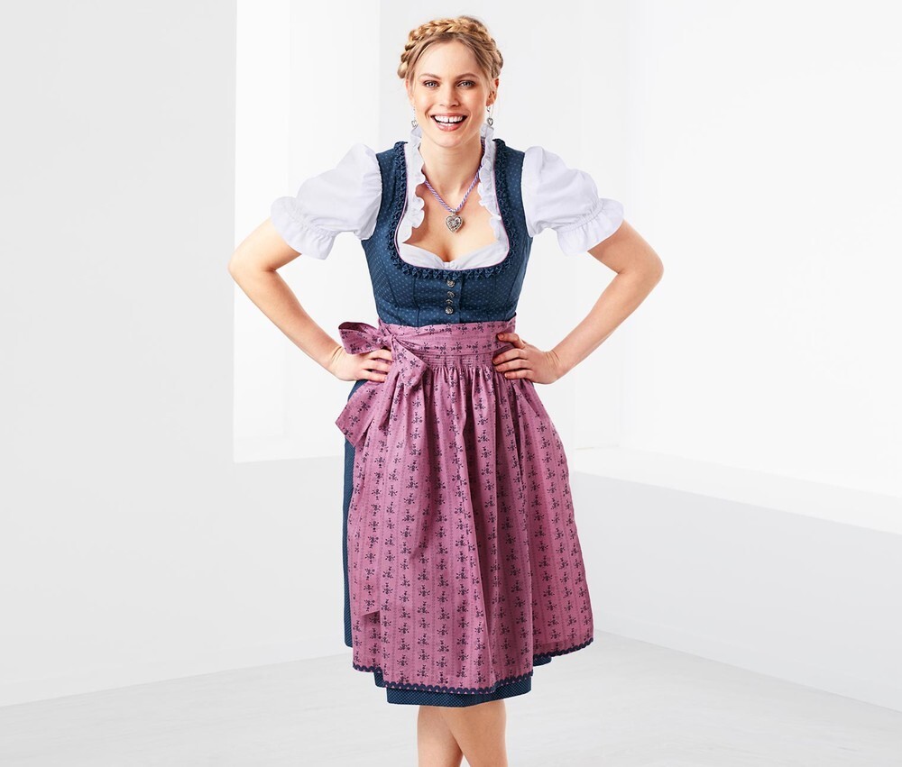 Розкішний баварський традиційний жіночий костюм дирндль від tcm tchibo (чібо), німеччина, xs-м фото №1