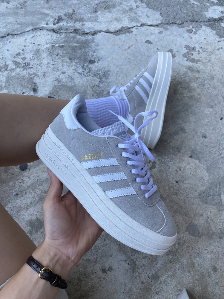 adidas gazelle bold grey white 36 37 38 39 40 2350