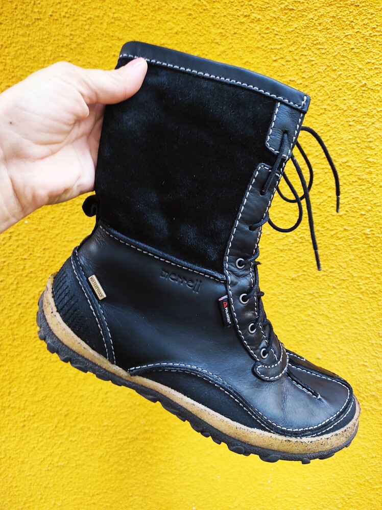 39 разм. merrell ботинки зима. кожа термо система waterproof. длина по внутренней стельке 25,5 см., фото №1
