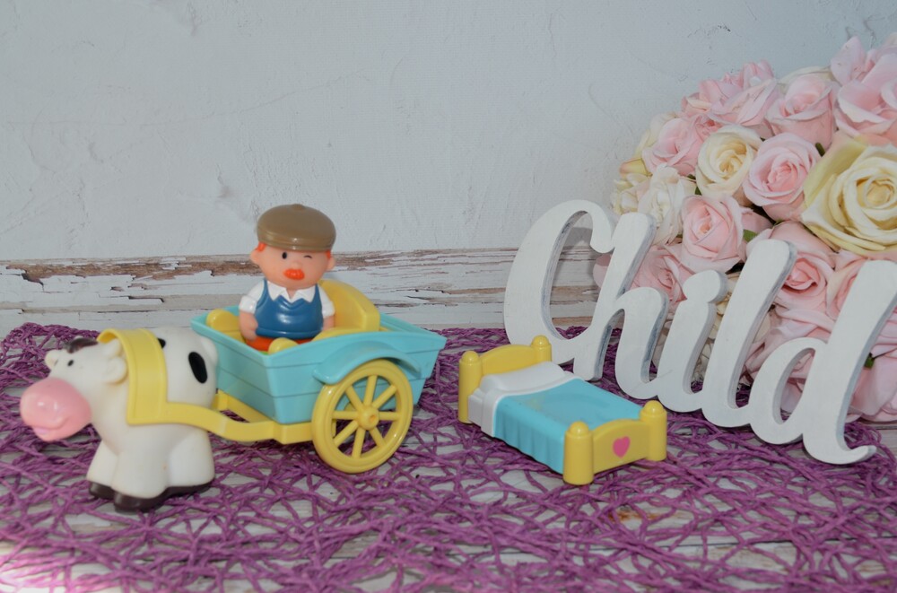 Фірмовий набір комплект фігурок для будинку млин ферма музичний happyland elc mothercare мазекеа фото №1