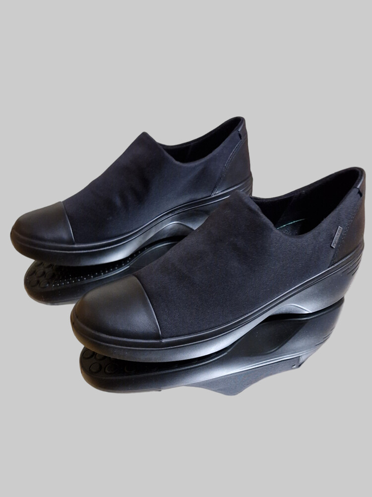 Р.39.оригінал. сліпони ecco soft 7 wedge w gore-tex (47091351052). фото №1