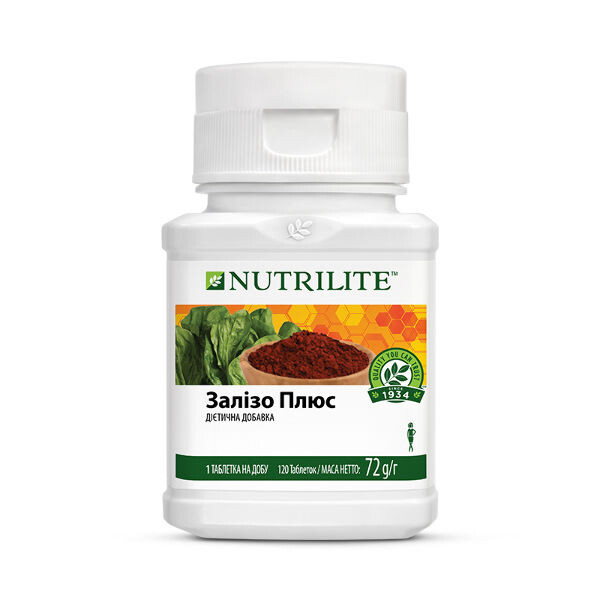 Nutrilite™ залізо плюс (120 таблеток) фото №1