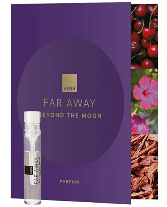 Листовка с пробным образцом avon far away beyond the moon фото №1