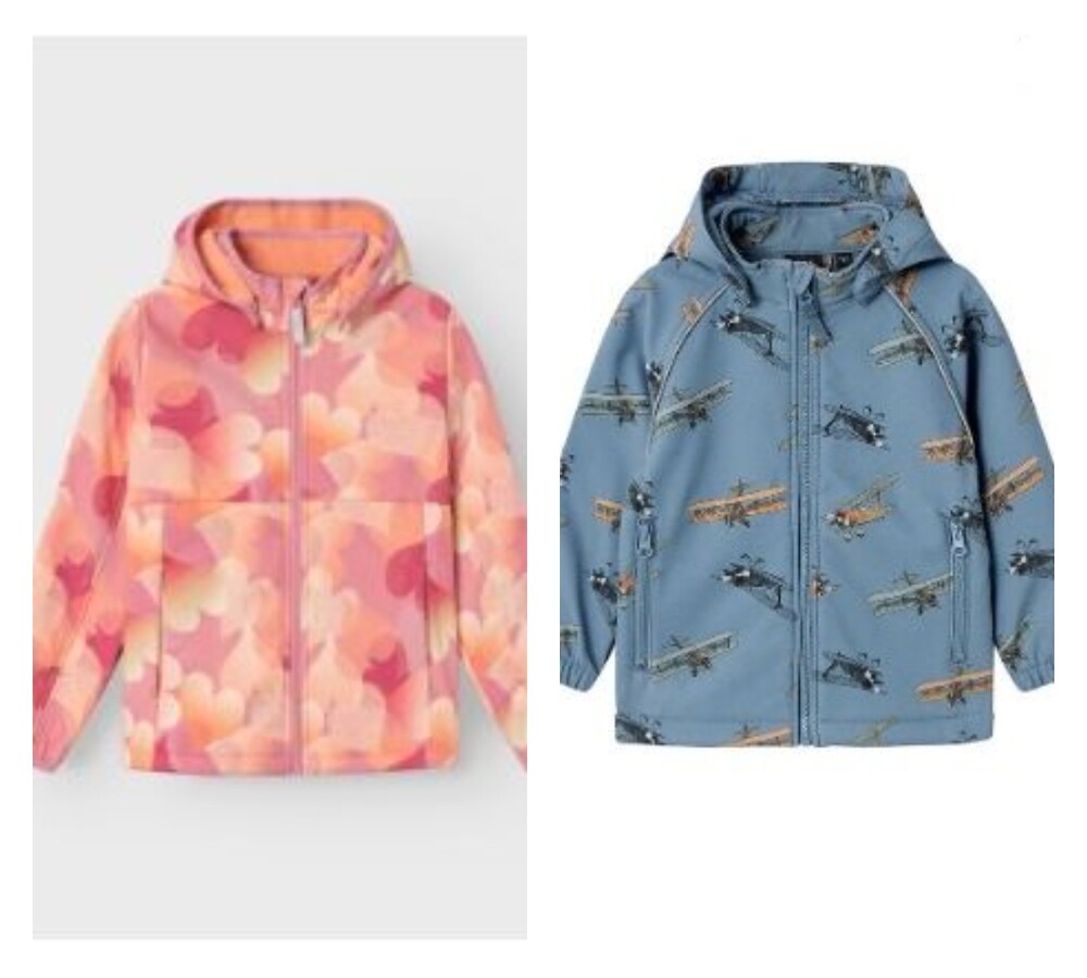 Куртка name it softshell мембрана 8/3 к, данія, вибір, акція фото №1