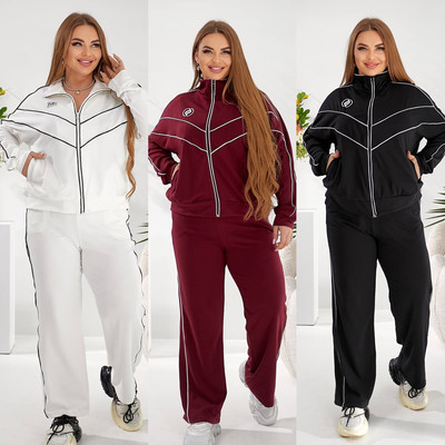 Новиночки! Класний костюм двонитка . Розміри 42- 52