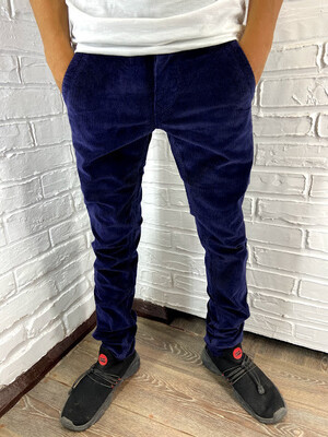 Джинси чоловічі вельветові розміри 27.28.30 темно-сині!