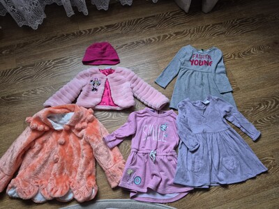 Теплі платтячка на флісі + шубки❤️