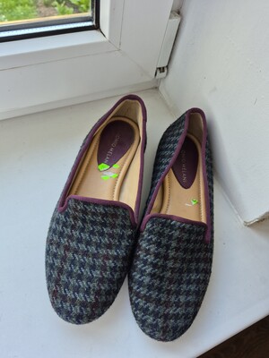 Гарнючі текстильні балетки, як нові ❤️