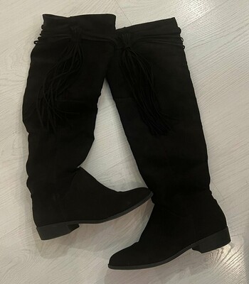 Крубезні ботфорти h&m!