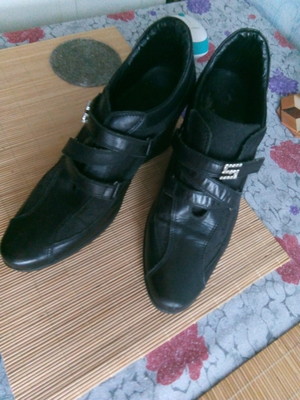 Туфли-ботильоны,натур.кожа, Италия,р.39.