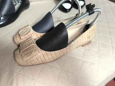 L.k.Bennet 37p Vera Cuoio, шкіряні балетки, пітон!