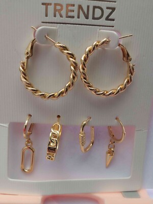 Набір сережок Trendz нескінченно багато образів