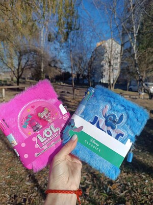 Блокнот пухнастий з ключем