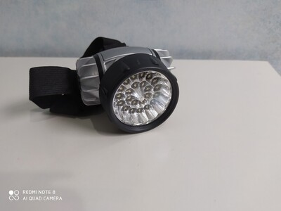 яркий налобный фонарь.23 led лампы.3 режима работы