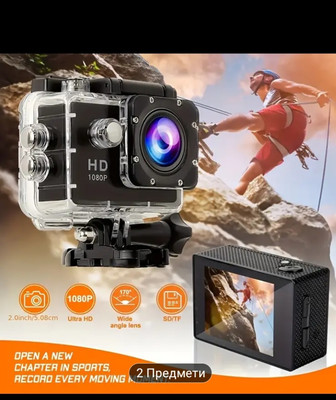 Екшн камера Full HD 1080P — Спортивна камера з аквабоксом