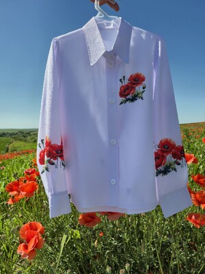 Детские рубашки 122/158 р разные принты